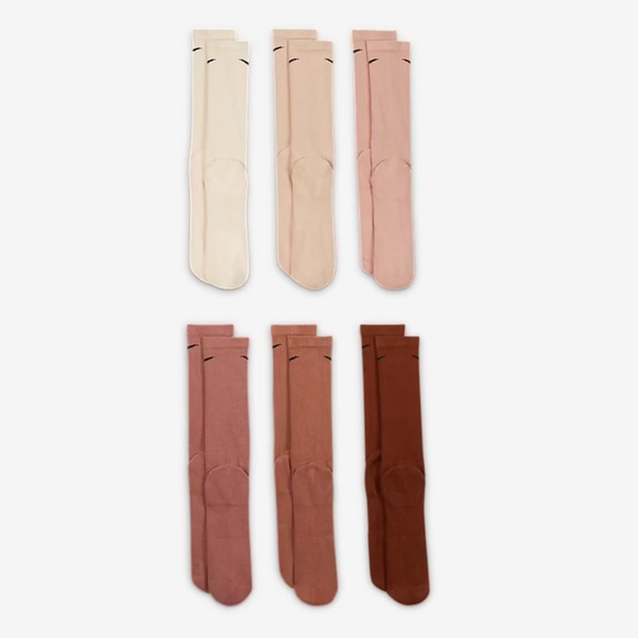 NIKE 
Training Crew Socks Size L (6 Pairs)
Nike Everyday Cushioned
NWT - Picture 3 of 16